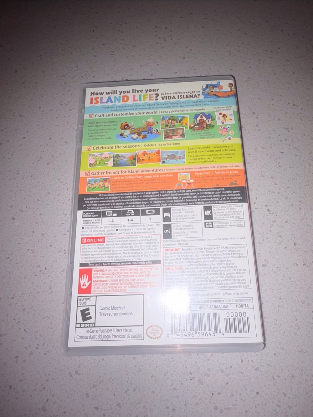 Nintendo Switch Animal Crossing New Horizons Game - Picture 3 of 4